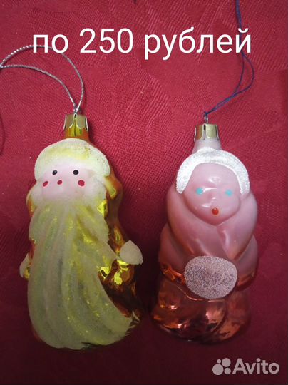 Ёлочные игрушки СССР