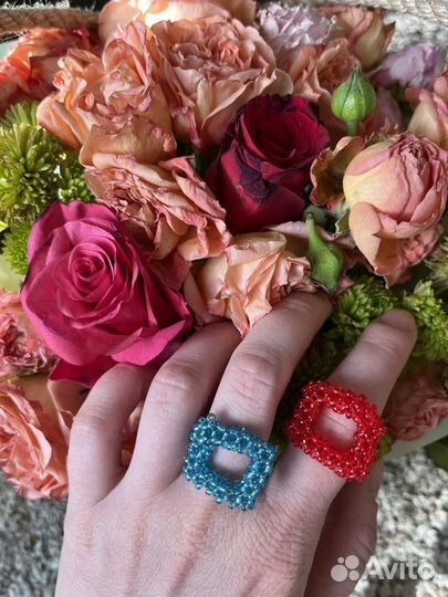 Кольцо из бисера