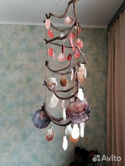 Декор интерьера морской стиль подвеска с ракушками