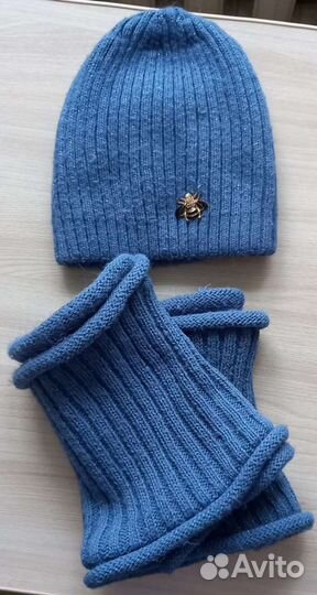 Комплект : шапка + шарф