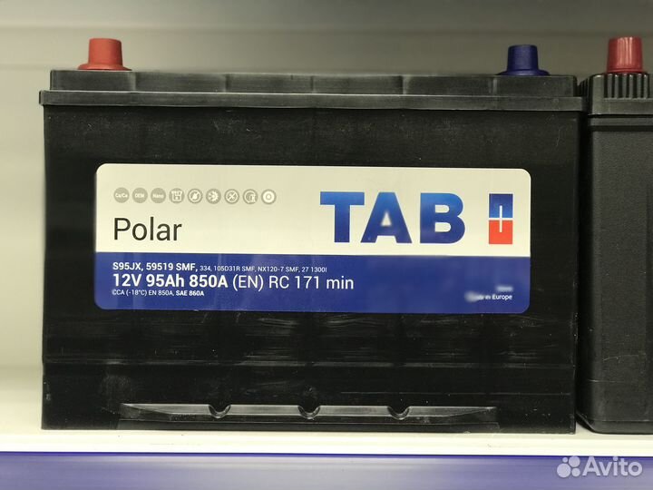 Акб 95 TAB (Asia) Ssangyong, Great wall, (Дизель)