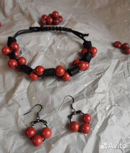 Серьги из натуральных камней на заказ