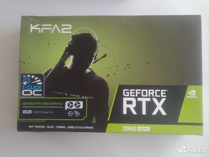 Видеокарта 2060 super KFA2 с подсветкой