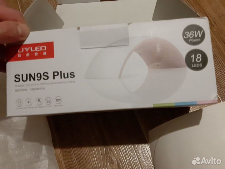 Led лампа для гель лака. новая