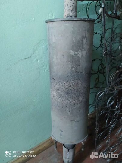 Центральный глушитель на Nissan tiida