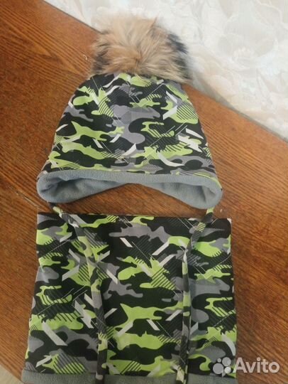 Шапка детская со снудом
