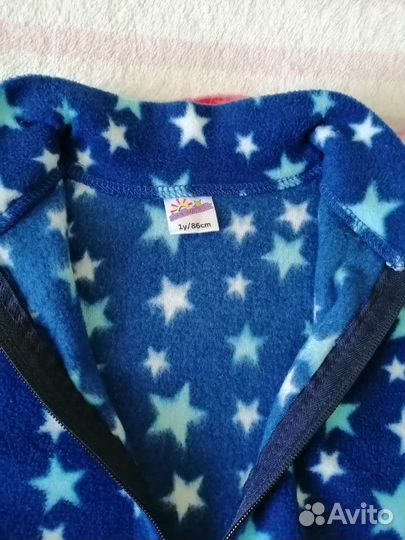 Кофта флисовая 80р