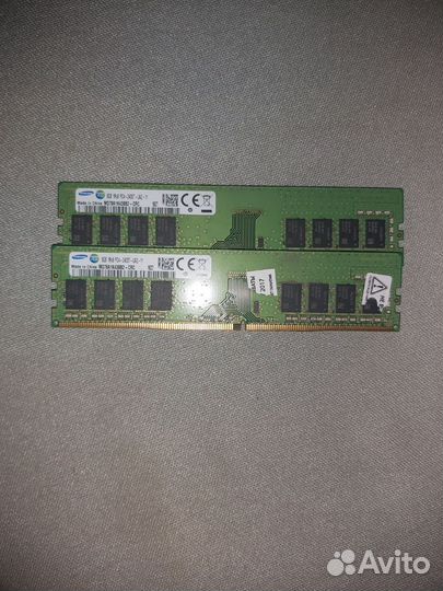 Оперативная память ddr4 8gb 2400 samsung