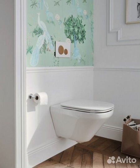 Унитаз подвесной Jacob Delafon Modern Life E77725-0 с крышкой E77168-0 микролифт