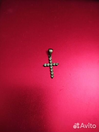 Серьги и крестик