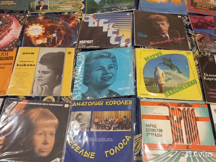 Виниловые пластинки 24 шт