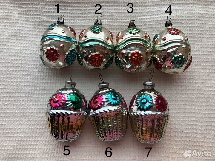 Елочные игрушки СССР