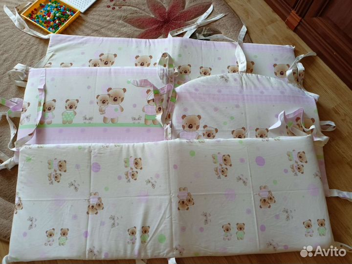 Бортики в детскую кроватку бу