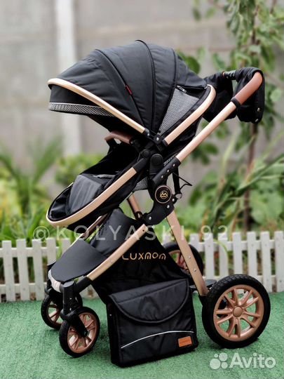 Luxmom V9 (3в1) черная