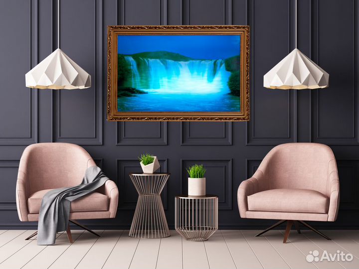 Живая картина Водопад