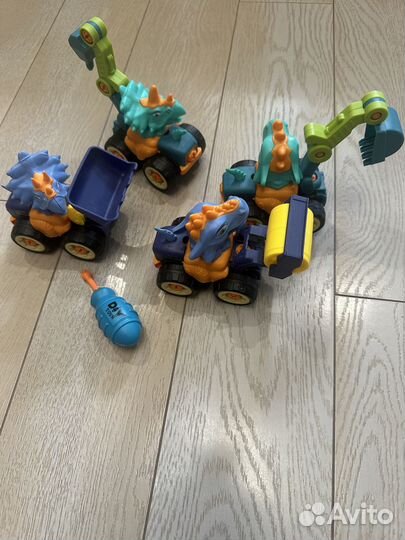 Машинки - динозавры конструктор