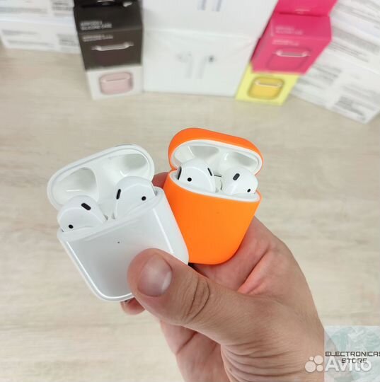 Наушники Apple Airpods 2 v.1 с Подарком