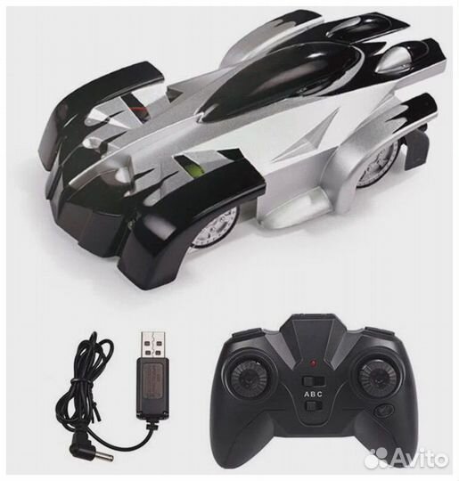 Антигравитационная машинка, по стенам, потолку