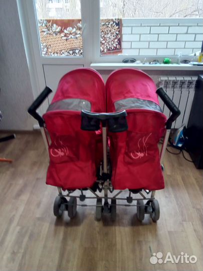 Прогулочная коляска бу, для двойни или погодок