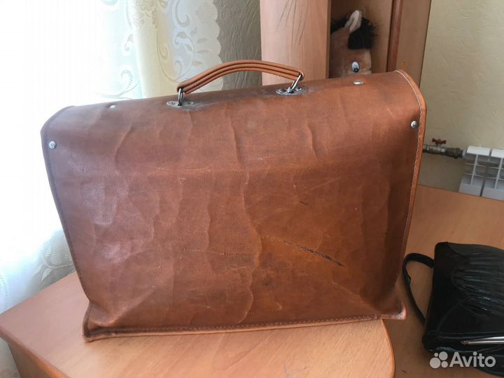 Советский портфель мужской, сумки 1950-1970 г