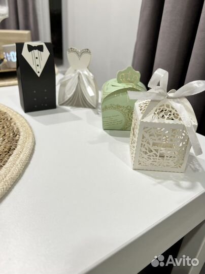 Бонбоньерка подарок гостям свадьба крещение