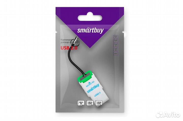 Картридер Smartbuy MicroSD