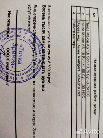 Очки противоастигматические