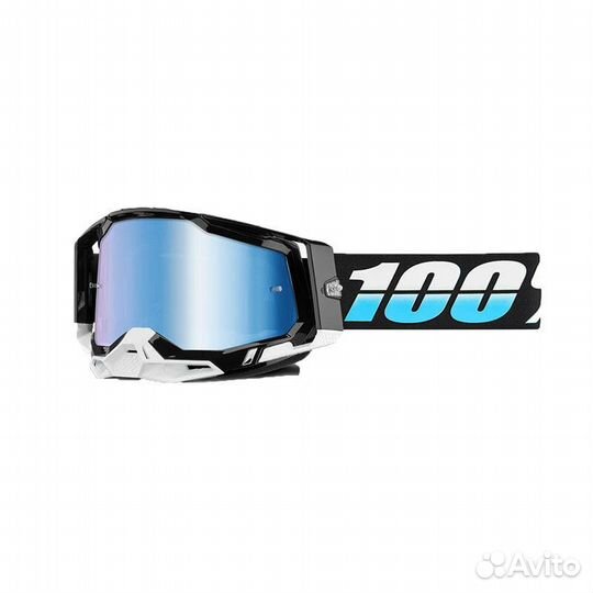 100% Racecraft 2 Arkana Goggle Mirrored Blue Синий