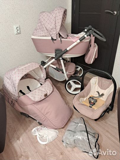 Коляска 2 в 1 adamex reggio