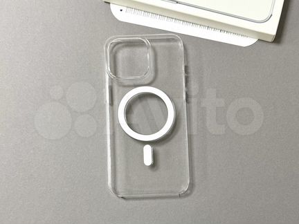 Чехол на iPhone 15 Pro Max Clear Case Magsafe