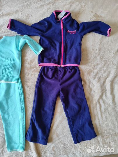 Детская одежда для девочек 86 92 пакетом
