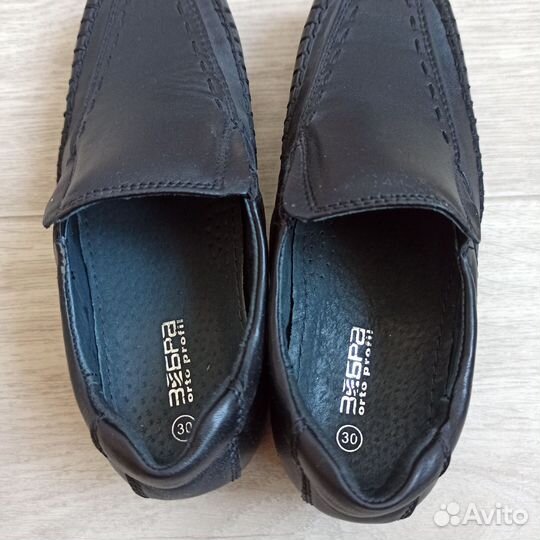 Туфли натур.кожа, Зебра 30