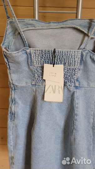 Платье Zara M Джинсовое Мини