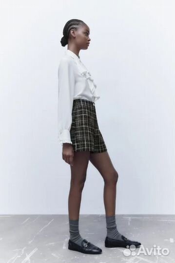 Шорты Zara с высокой посадкой новые