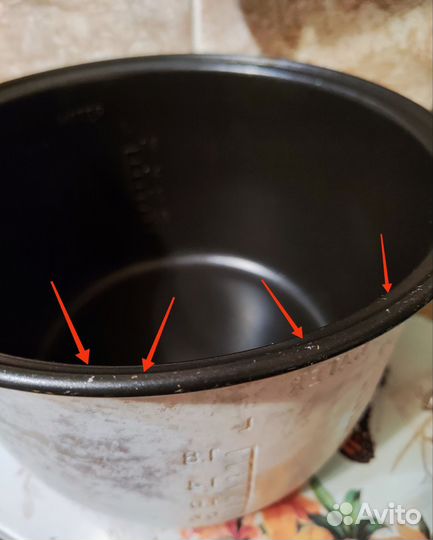 Чаша для мультиварки 5л Polaris, б/у