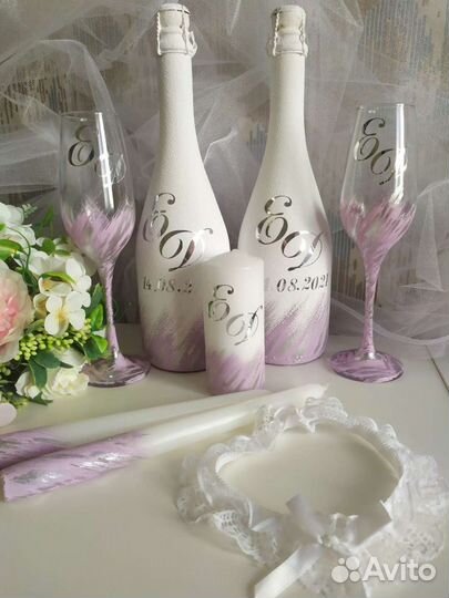 Свадебные украшения на стол