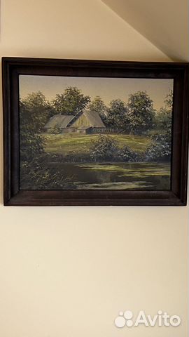 Картина маслом «В июле» А. Педе