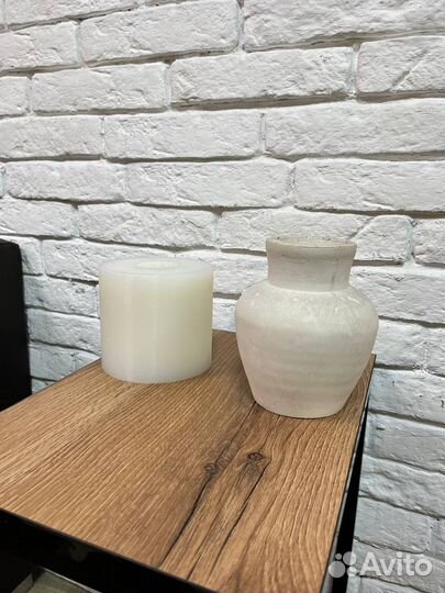 Силиконовая форма для гипса и бетона ваза Амфора