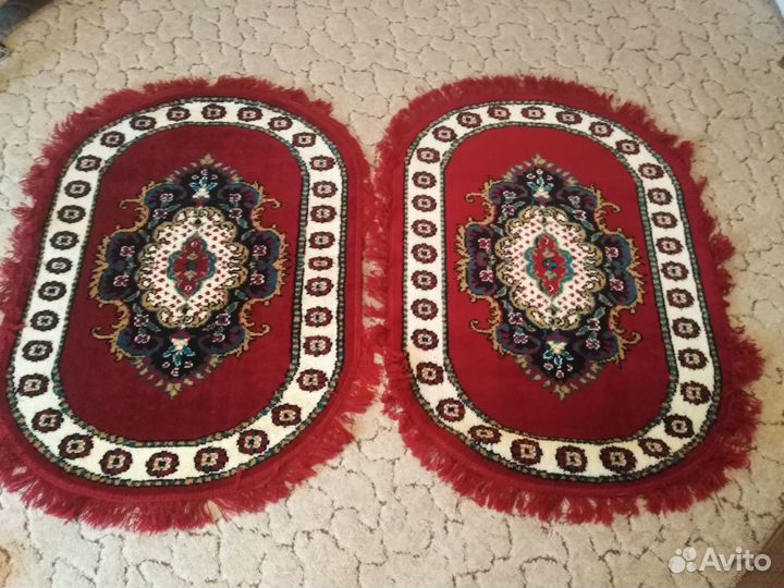 Ковёр 2шт, прикроватные, натуральные