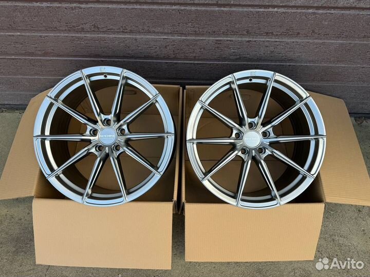 Диски R18 5x108 Machine Culture FF208 хром HB