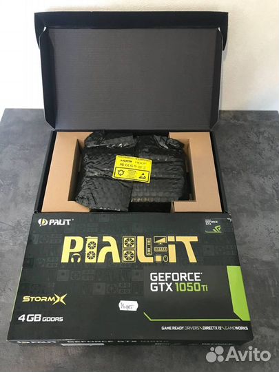Видеокарта Palit GeForce GTX 1050 Ti StormX 4GB