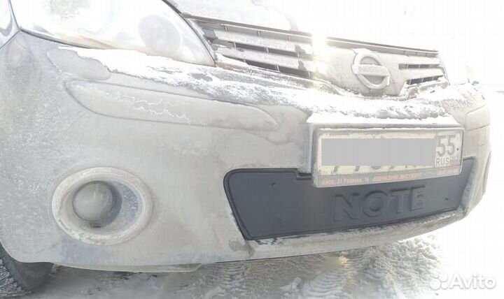 Nissan Note зимняя заглушка утеплитель (Е 11 рест)