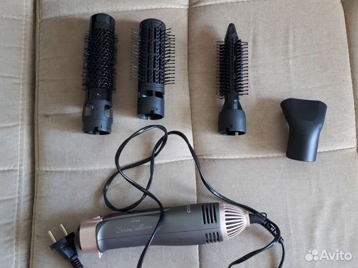 Фен-расческа электрический polaris