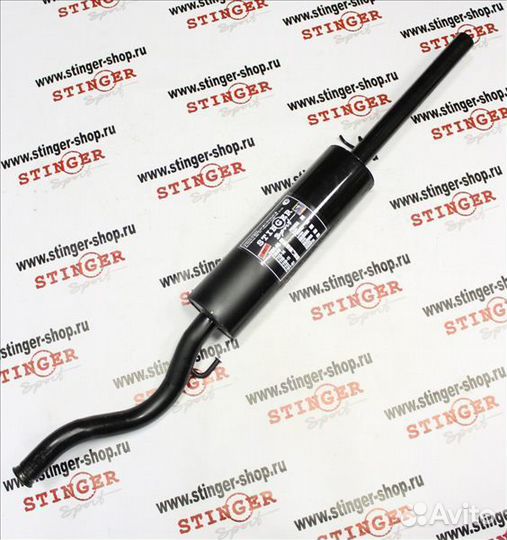 Глушитель основной для а/м ваз 2110 без насадки