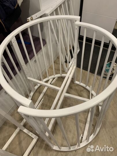 Детская кроватка круглая