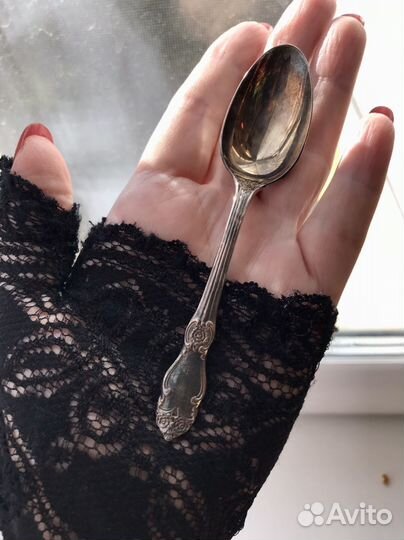 Ложка СССР кофейно-чайная мельхиор