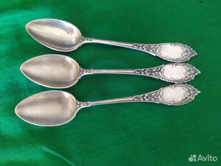 Ложки серебро 84 проба Густав Клингерт
