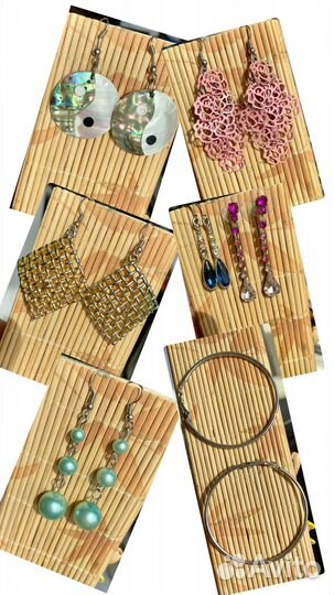 Серьги разные