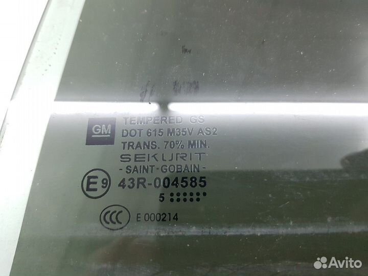 Стекло Заднее левое (Cadillac CTS)