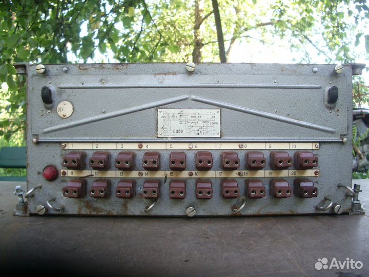 Коммутатор П-198м1. Блок бцвс